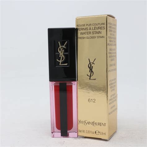 Yves Saint Laurent Water Stain Lip Stain 0.20oz 612 Rouge 